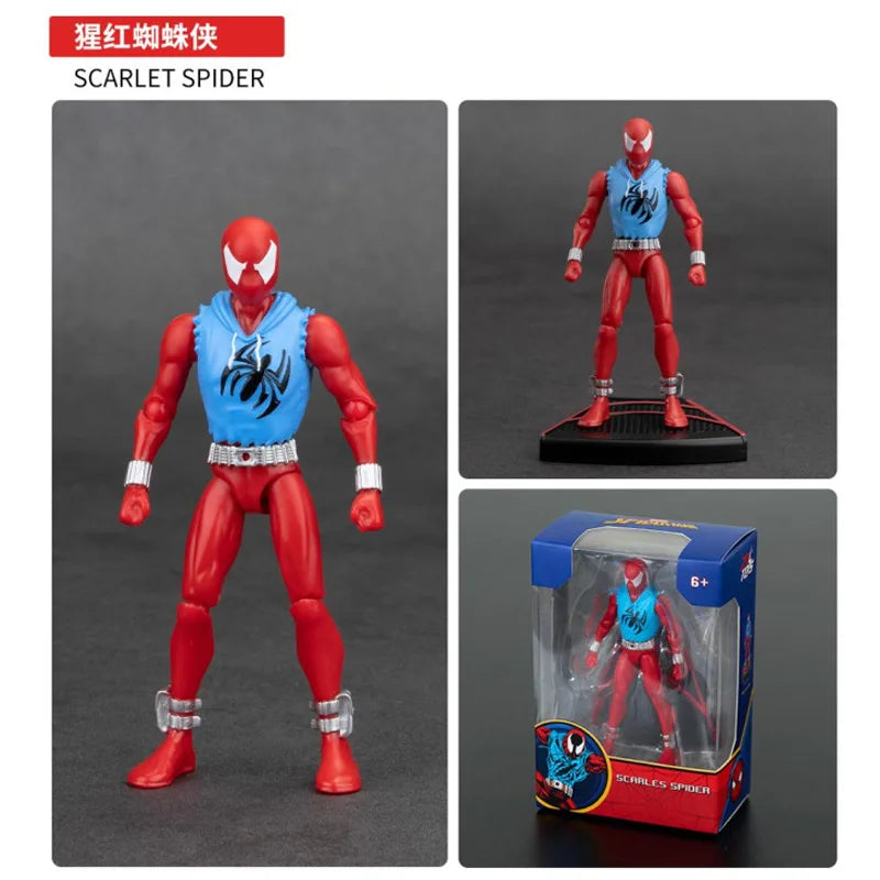 Figurines Spider-Man Marvel à collectionner (10 cm) – Venom, Miles Morales, Green Goblin et plus