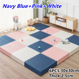 Tatame Gym pour bébés Tapis de jeu Tapis d'activités pour bébé Tapis de jeu 6 pièces Tapis de salle de jeu Tapis de jeu Tapis de bruit de sol Tapis de puzzle