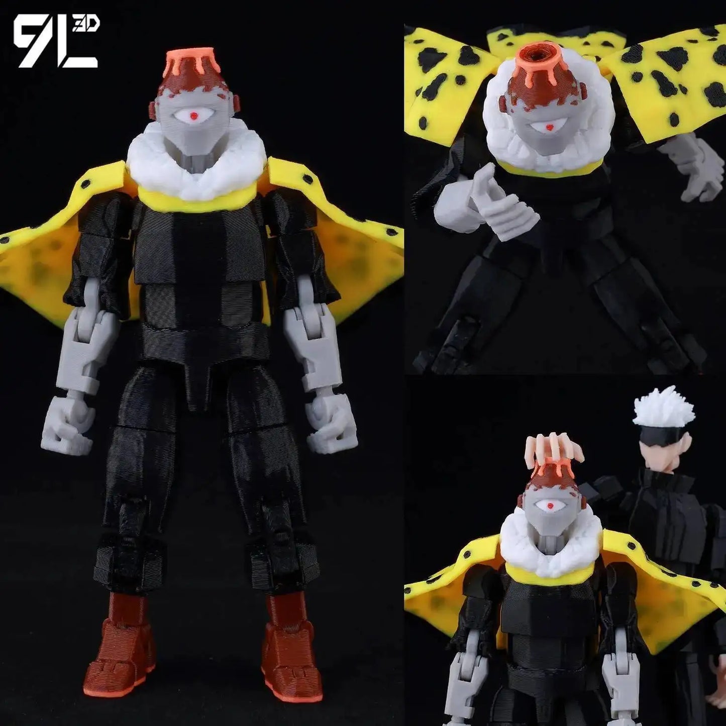 Figurines articulées Jujutsu Kaisen Titan13 (14 cm) – Gojo, Sukuna, Megumi et plus