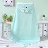Animal-Patterned Baby Bath Cape
