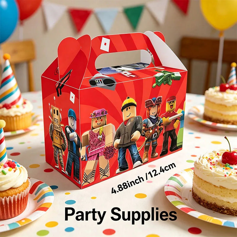 Coffret de boîtes cadeaux Roblox – sacs et boîtes personnages