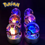 Boule de Cristal Pokémon 3D — Veilleuse LED Pokéball Lumineuse