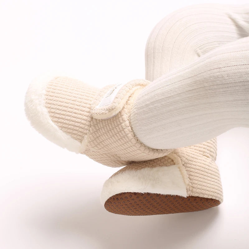Bottes d'hiver antidérapantes pour bébé garçon et fille