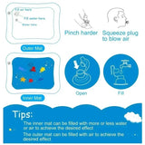 Tapis d'eau gonflable pour bébé – éveil sur le ventre