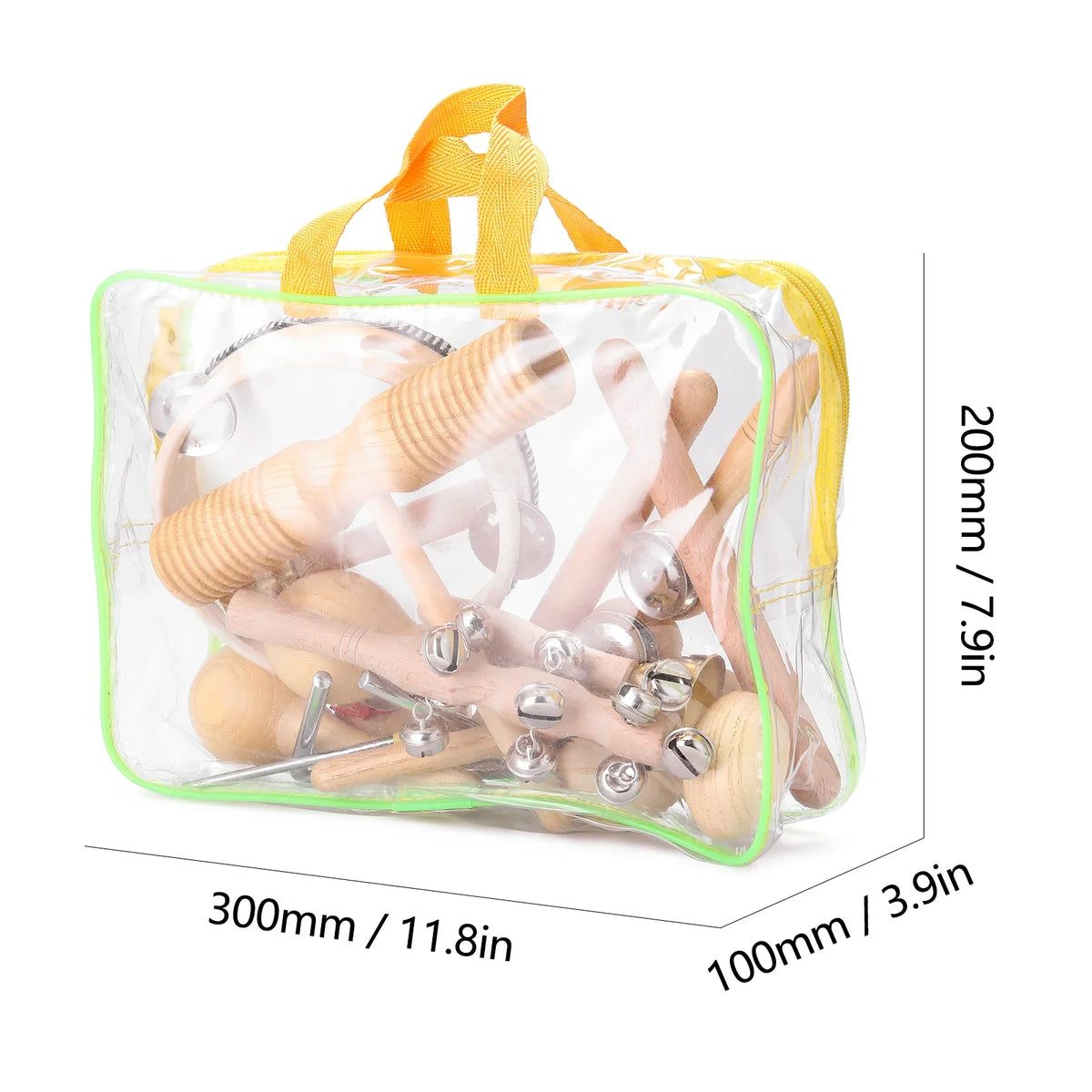 Strumenti musicali per bambini - Kit di 10 strumenti + 1 borsa *PurSon*