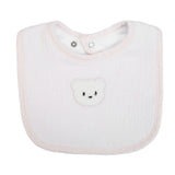 Bavoir Bébé Double Face Gaze de Coton & Éponge
