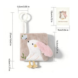 Jouet sensoriel doux pour bébé : livre en tissu, boîte à mouchoirs, couverture de sécurité, cube en peluche, sons froissés, miroir, développement de la motricité fine – 9 styles de jouets