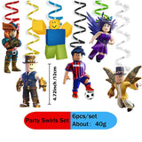 Décorations de plafond Roblox – 6 spirales suspendues