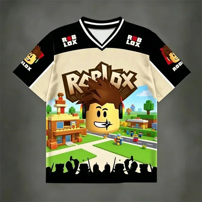 T-shirt en coton à motif graphique pour enfant