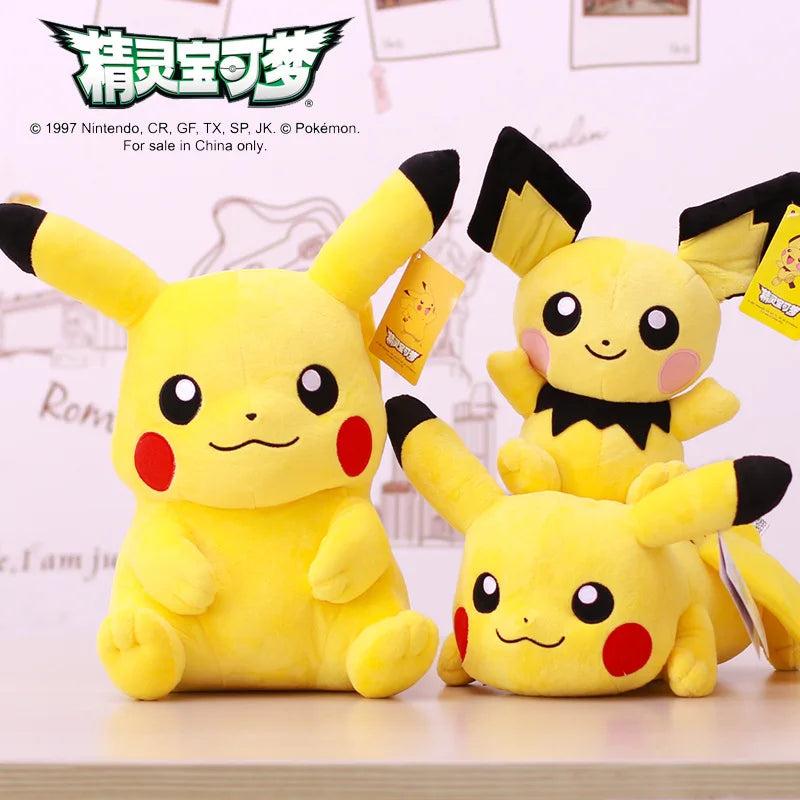 Peluche Pokémon à collectionner (20-30 cm) – Pikachu, Dracaufeu, Évoli et plus