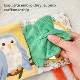 Jouet sensoriel doux pour bébé : livre en tissu, boîte à mouchoirs, couverture de sécurité, cube en peluche, sons froissés, miroir, développement de la motricité fine – 9 styles de jouets