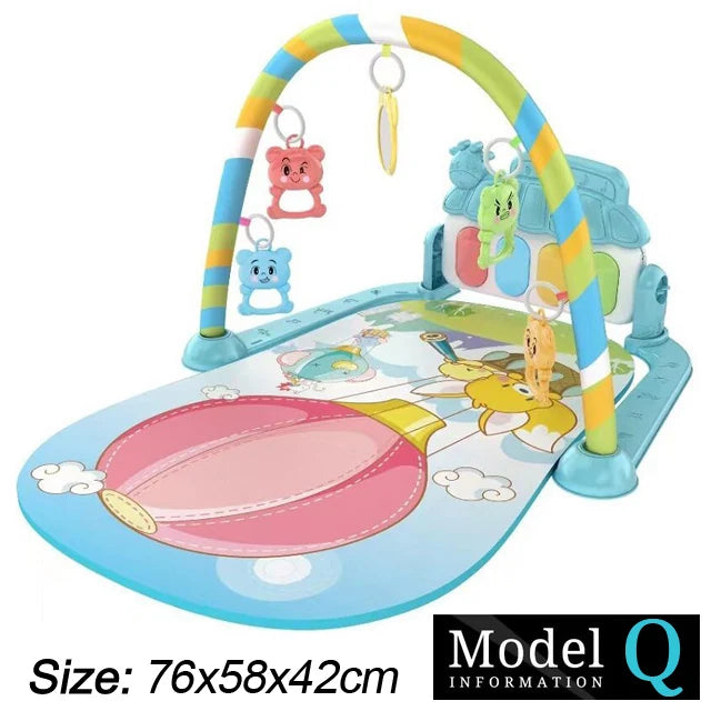 Support de Fitness pour bébé, jeu de musique, jouets d'activité de gymnastique, couverture rampante pour Piano pour nouveau-né, tapis de jeu à pédales, éducation précoce, cadeaux de 0 à 36 mois