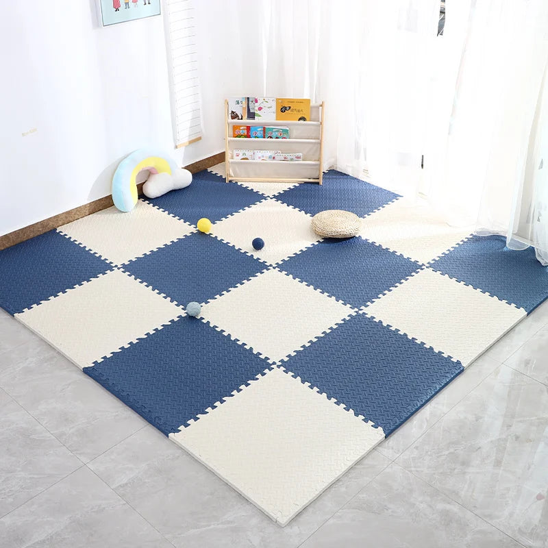 Carreaux de sol en mousse EVA à emboîtement pour salle de sport à domicile, polymère de fitness, puzzle antidérapant, équipement de gym, enfants, 4-20 pièces