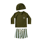 Maillot de bain et bonnet pour bébé