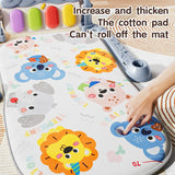 Tapis d'éveil musical et lumineux pour bébé, avec 5 jouets sensoriels détachables, tapis piano à pédales, tapis de jeu pour le temps sur le ventre, montage facile