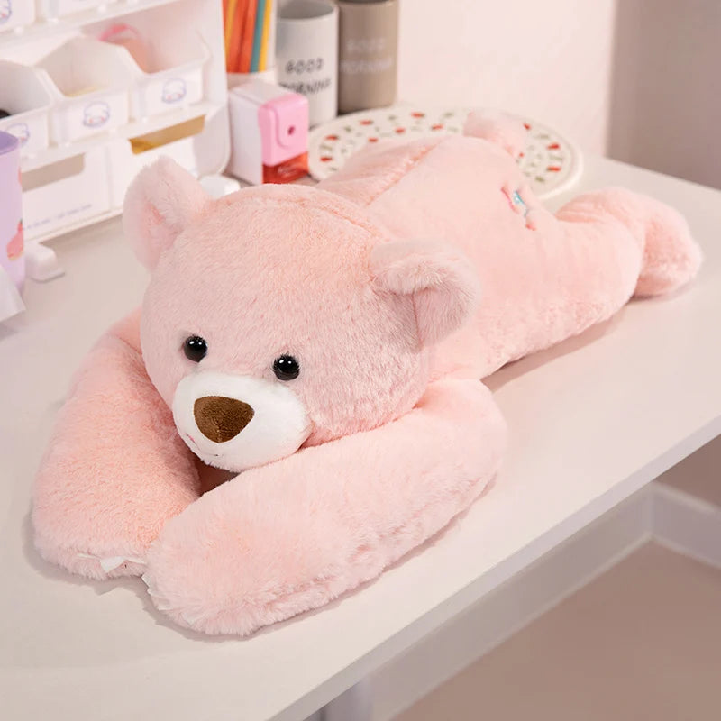 Coussin peluche à longs bras (60-65 cm) – koala, panda, paresseux, dinosaure et plus