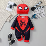 Ensemble 2 pièces Spider-Man bébé garçon – manches longues à capuche
