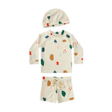 Maillot de bain et bonnet pour bébé