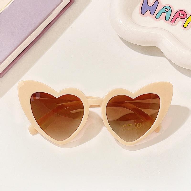 Lunettes de soleil en coeur pour enfant