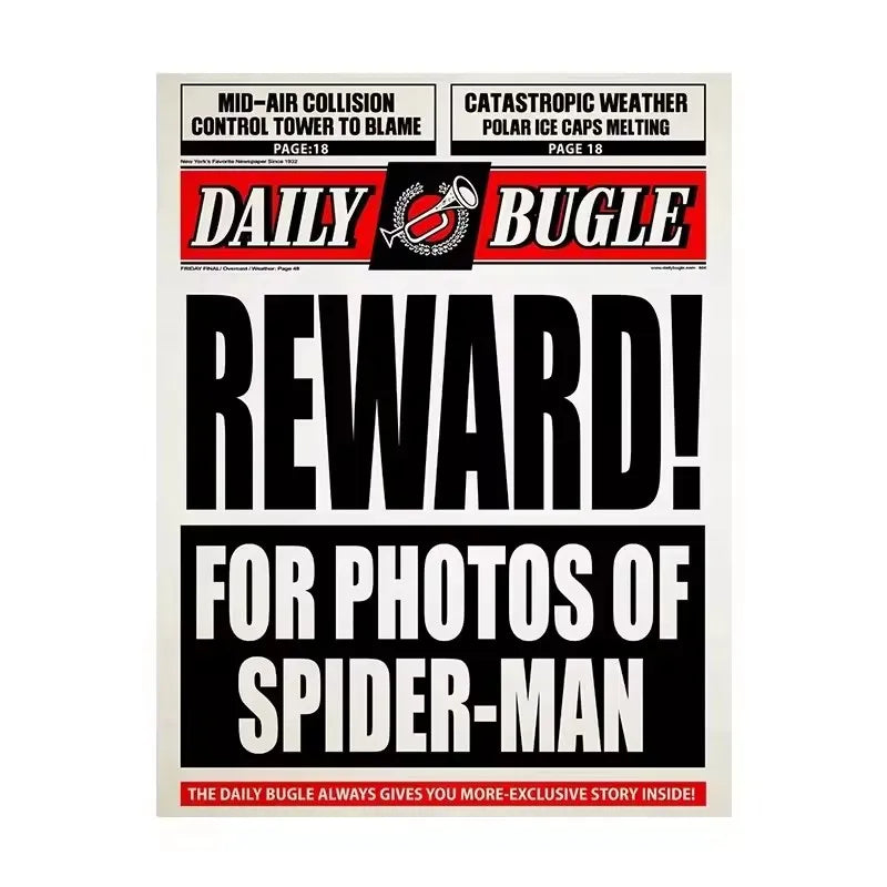 Affiche Spider-Man sur toile – déco murale Marvel