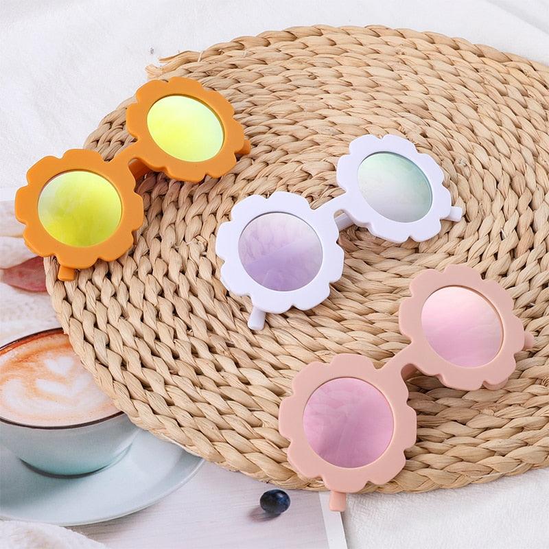 Lunettes de soleil en forme de fleur pour enfants