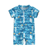 Maillot de Bain Bébé Garçon Manches Courtes