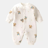 Body bébé en coton – couleur unie, manches longues