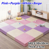 Tatame Gym pour bébés Tapis de jeu Tapis d'activités pour bébé Tapis de jeu 6 pièces Tapis de salle de jeu Tapis de jeu Tapis de bruit de sol Tapis de puzzle