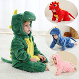Pyjama de dessin animé dinosaure pour bébé, grenouillères pour tout-petits, olympiques de batterie de nuit, vêtements de nuit, vêtements de nuit, garçons, filles, 0 à 4 ans, hiver