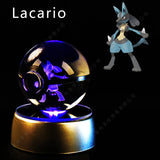 Boule de Cristal Pokémon 3D — Veilleuse LED Pokéball Lumineuse