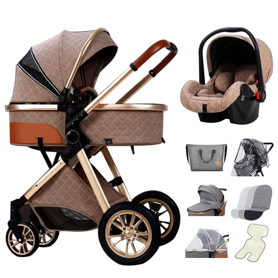 Passeggino 3 in 1 per neonati