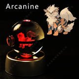 Boule de Cristal Pokémon 3D — Veilleuse LED Pokéball Lumineuse