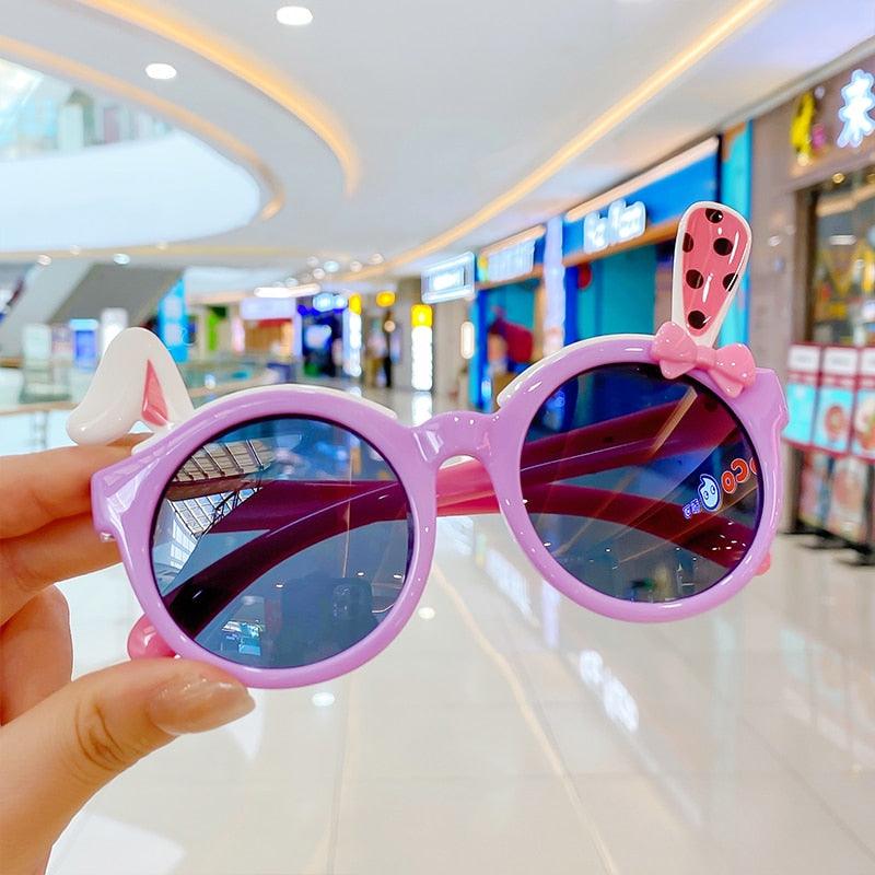 Lunettes de soleil pour enfants avec oreilles de dessin animé