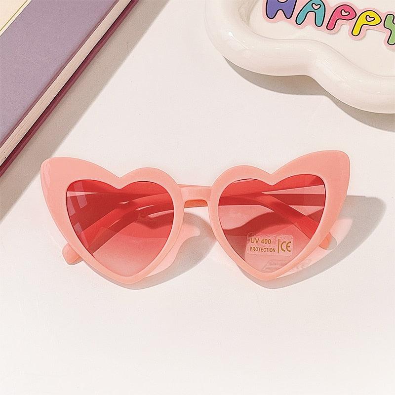 Lunettes de soleil en coeur pour enfant