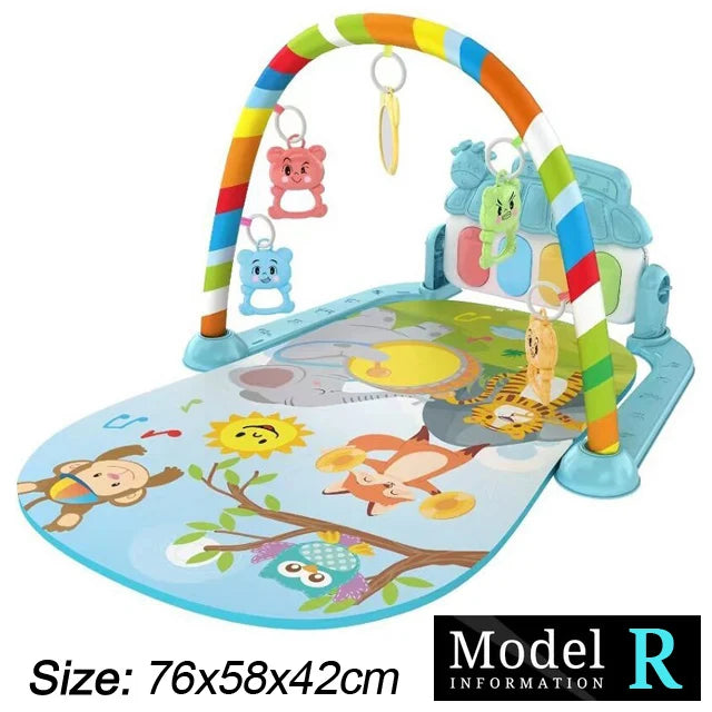 Support de Fitness pour bébé, jeu de musique, jouets d'activité de gymnastique, couverture rampante pour Piano pour nouveau-né, tapis de jeu à pédales, éducation précoce, cadeaux de 0 à 36 mois