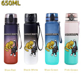 Gourde de sport Minecraft 650 ml – anti-fuite