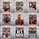 Affiche Spider-Man sur toile – déco murale Marvel