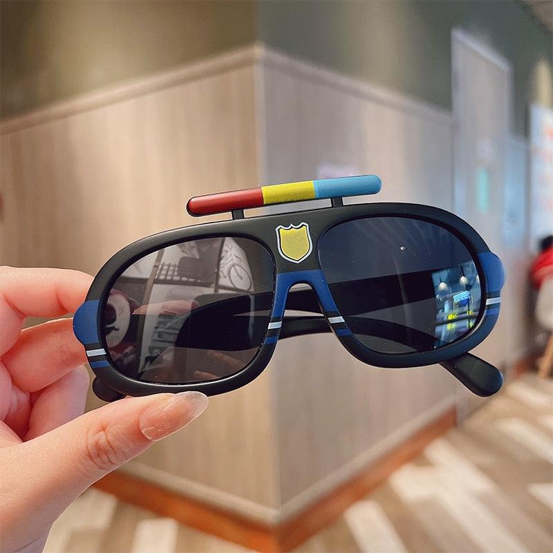 Lunettes de soleil pour enfants avec oreilles de dessin animé