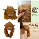Coussin peluche à longs bras (60-65 cm) – koala, panda, paresseux, dinosaure et plus
