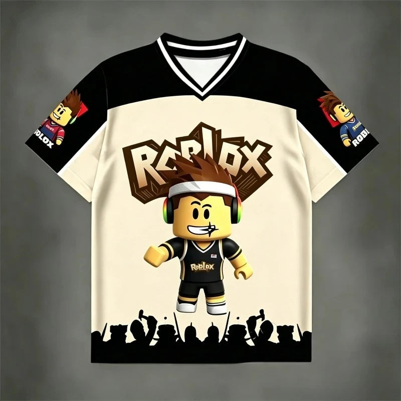 T-shirt en coton à motif graphique pour enfant