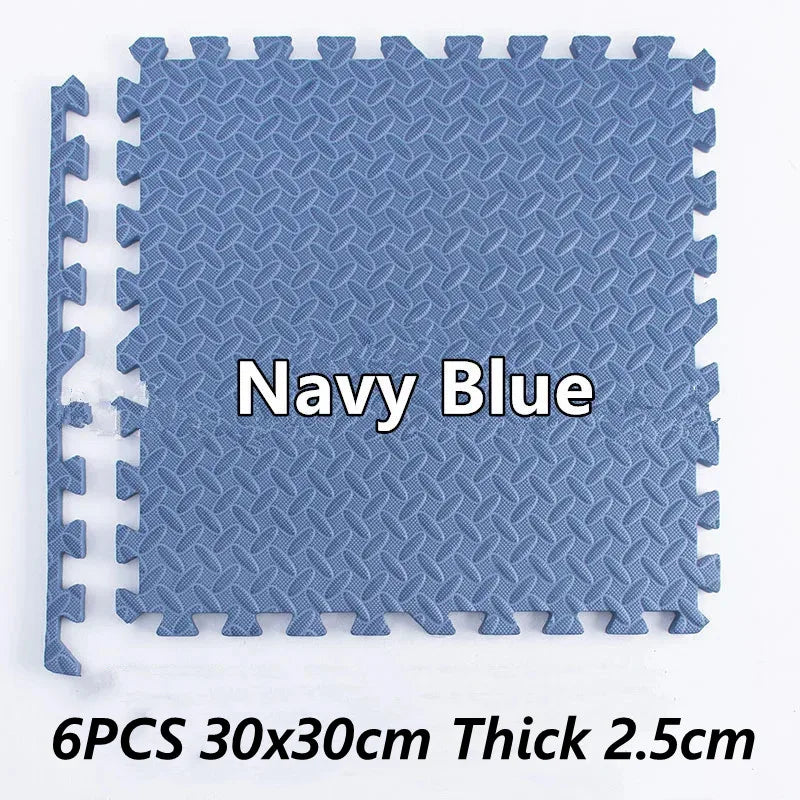 Tatame Gym pour bébés Tapis de jeu Tapis d'activités pour bébé Tapis de jeu 6 pièces Tapis de salle de jeu Tapis de jeu Tapis de bruit de sol Tapis de puzzle