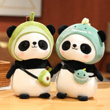 Panda di peluche travestito per neonato