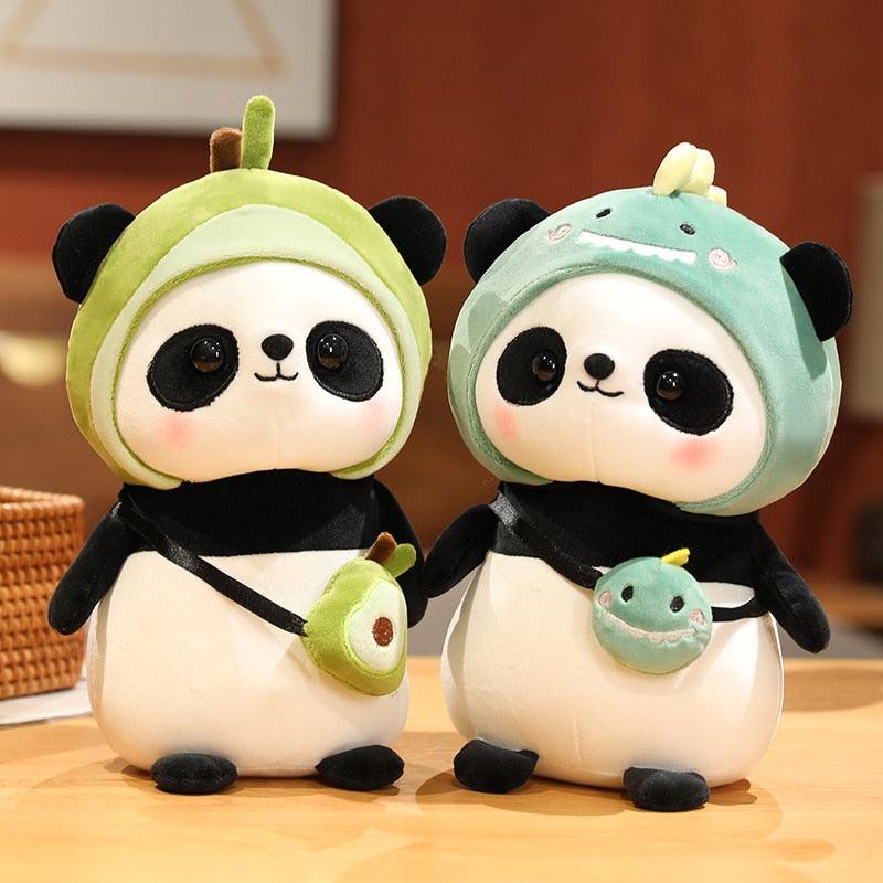Panda di peluche travestito per neonato