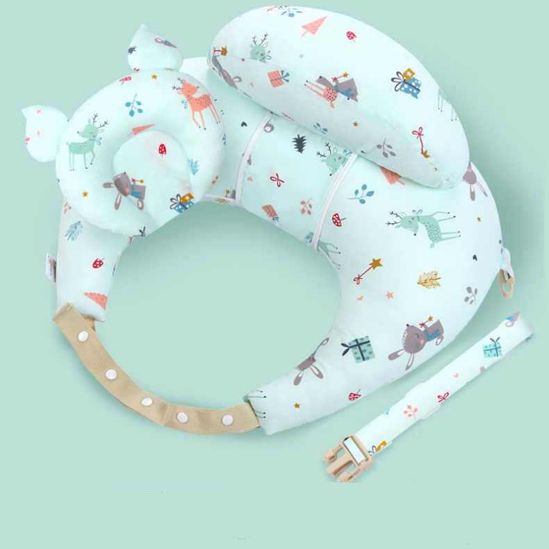 Coussin Allaitement Portable à motif d'animaux pour Bébé