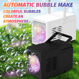 BuBulle - Portable Electric Bubble Machine for Kids - Fully Automatic Portable Outdoor Electric Toy, Outdoor Birthday Toy, Battery and Bubble Water Not Included, 10 holes