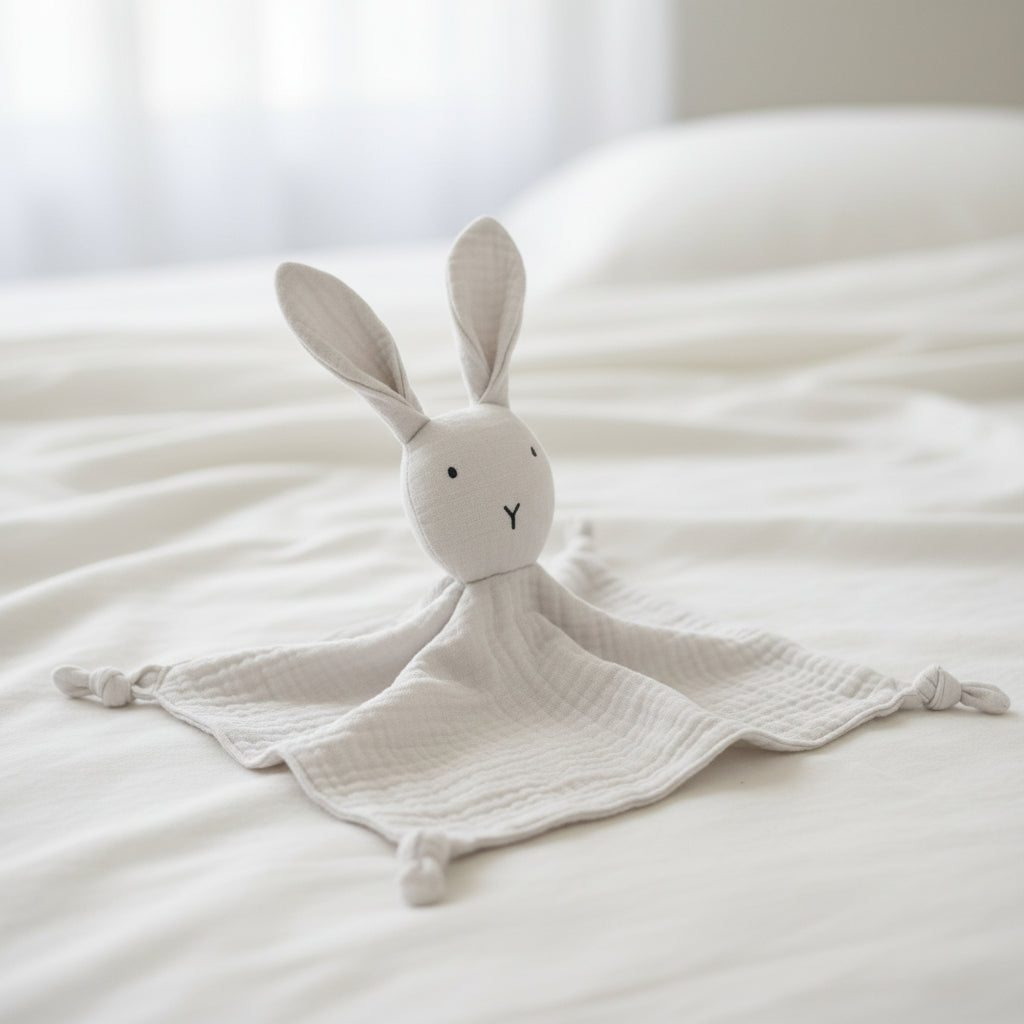 Doudou d'apaisement à motifs d'animaux