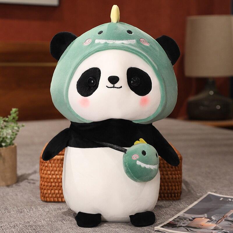 Panda di peluche travestito per neonato