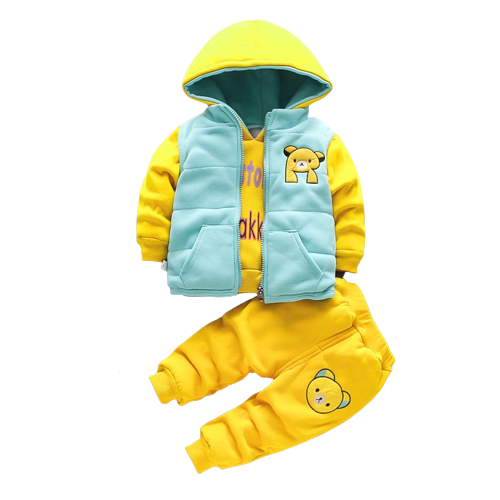 Completo Invernale 3 Pezzi per Bambini e Neonati