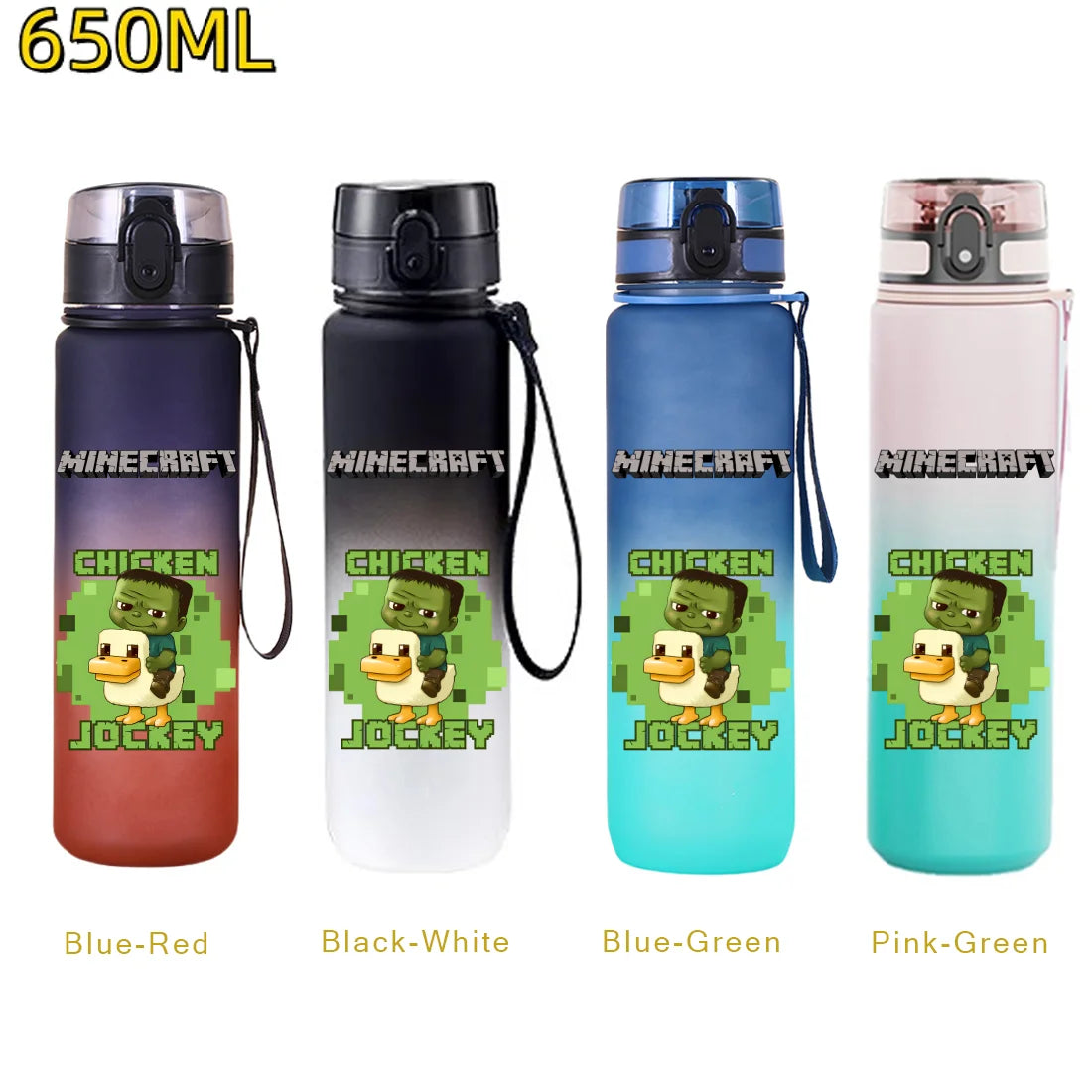 Gourde de sport Minecraft 650 ml – anti-fuite