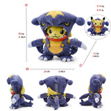Peluche Pokémon Pikachu en cosplay (20-30 cm) – Évoli, Rayquaza, Dracaufeu